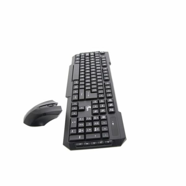 Combo inalámbrico de mouse y teclado multimedia en español - XTK-309S