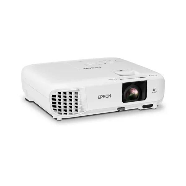 Proyector Epson Portátil PowerLite E24, 3.600 Lúmenes, Blanco