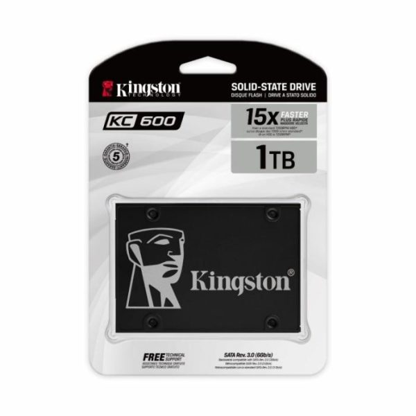 Disco Duro Kingston KC600 – 1024GB SSD – cifrado