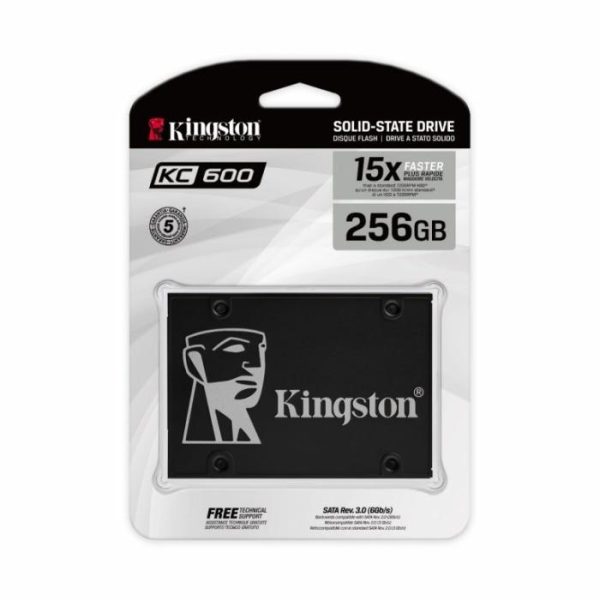 Disco Duro Kingston KC600 - 256GB SSD - cifrado