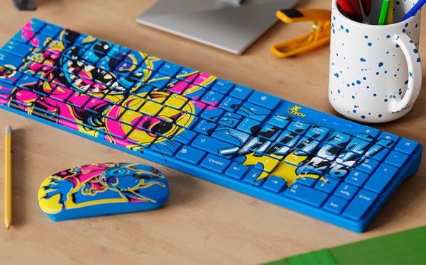 Dúo inalámbrico de teclado en español y mouse | Edición Stitch